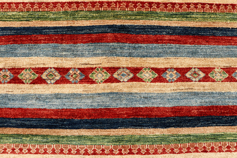 Multi Colored Kazak 6' 9 x 9' 5 - No. 67323 - ALRUG Rug Store