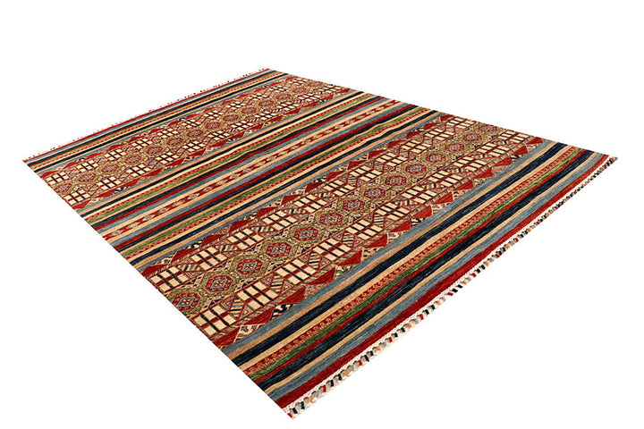 Multi Colored Kazak 6'  9" x 9'  5" - No. QA98809