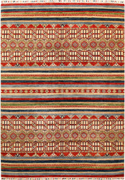 Multi Colored Kazak 6' 9 x 9' 5 - No. 67323 - ALRUG Rug Store