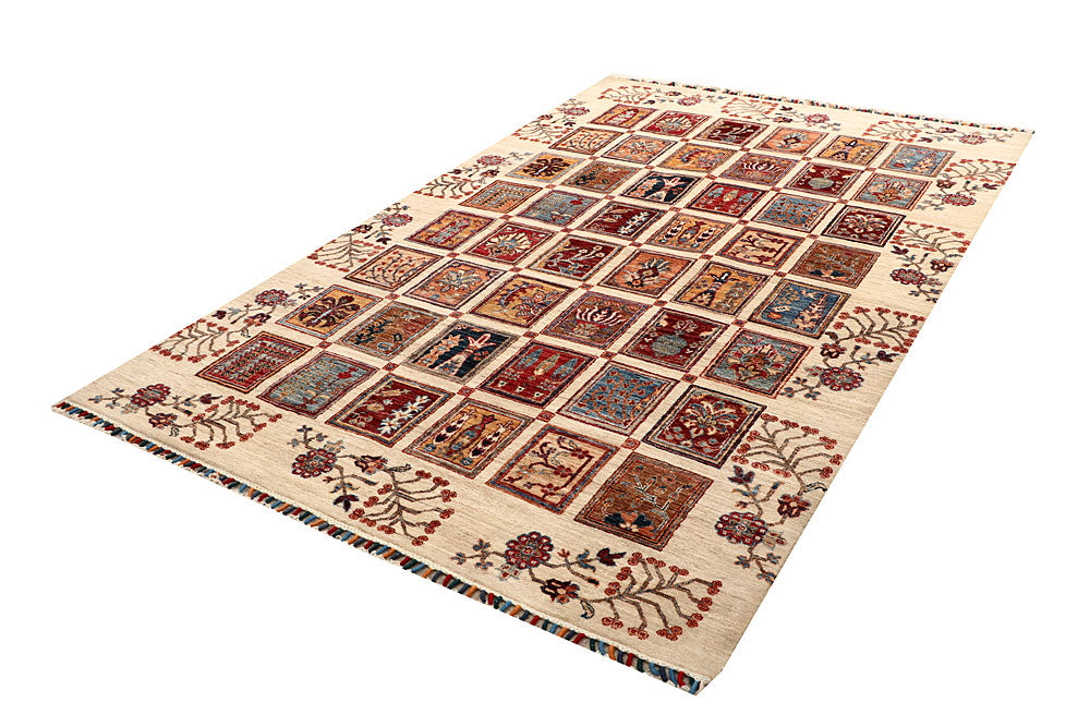 Multi Colored Kazak 5' 8 x 8' 6 - No. 67324 - ALRUG Rug Store