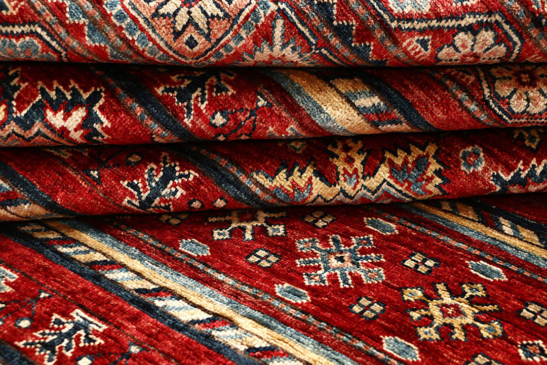 Multi Colored Kazak 5'  4" x 7'  8" - No. QA71480