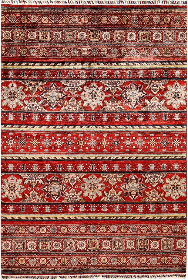 Multi Colored Kazak 5' 4 x 7' 8 - No. 67328 - ALRUG Rug Store