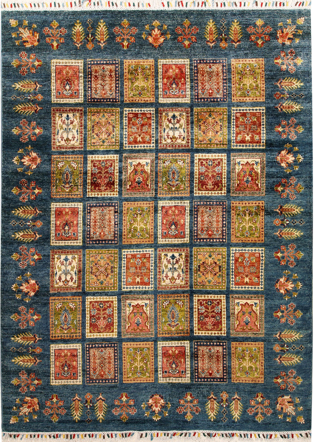 Multi Colored Kazak 5' 7 x 7' 7 - No. 67329 - ALRUG Rug Store