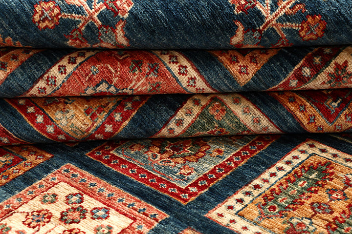 Multi Colored Kazak 5' 10 x 8' 3 - No. 67330 - ALRUG Rug Store