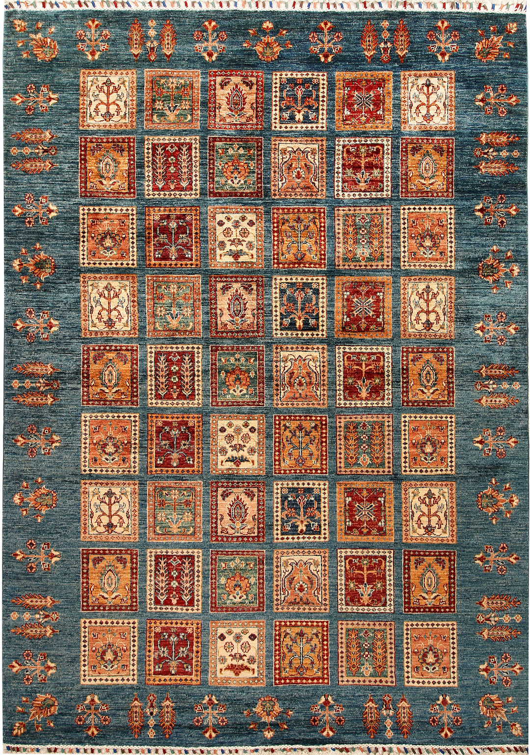 Multi Colored Kazak 5' 9 x 8' 1 - No. 67331 - ALRUG Rug Store