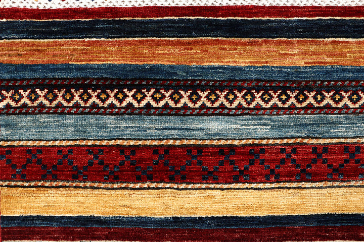 Multi Colored Kazak 5' 7 x 7' 9 - No. 67332 - ALRUG Rug Store