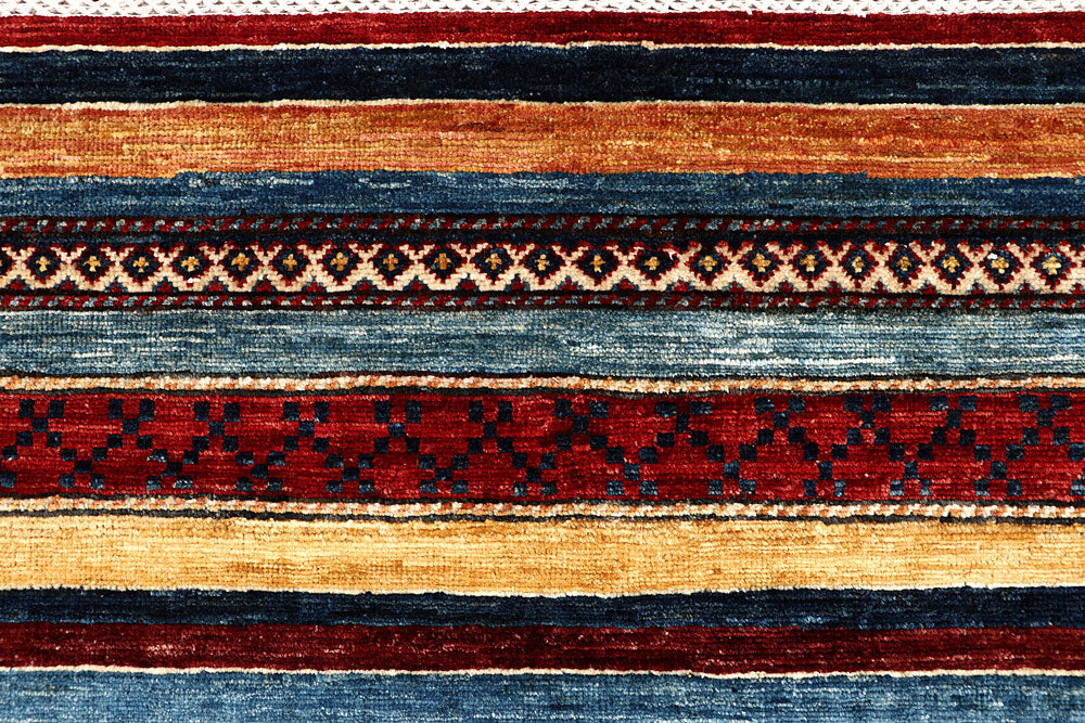 Multi Colored Kazak 5' 7 x 7' 9 - No. 67332 - ALRUG Rug Store