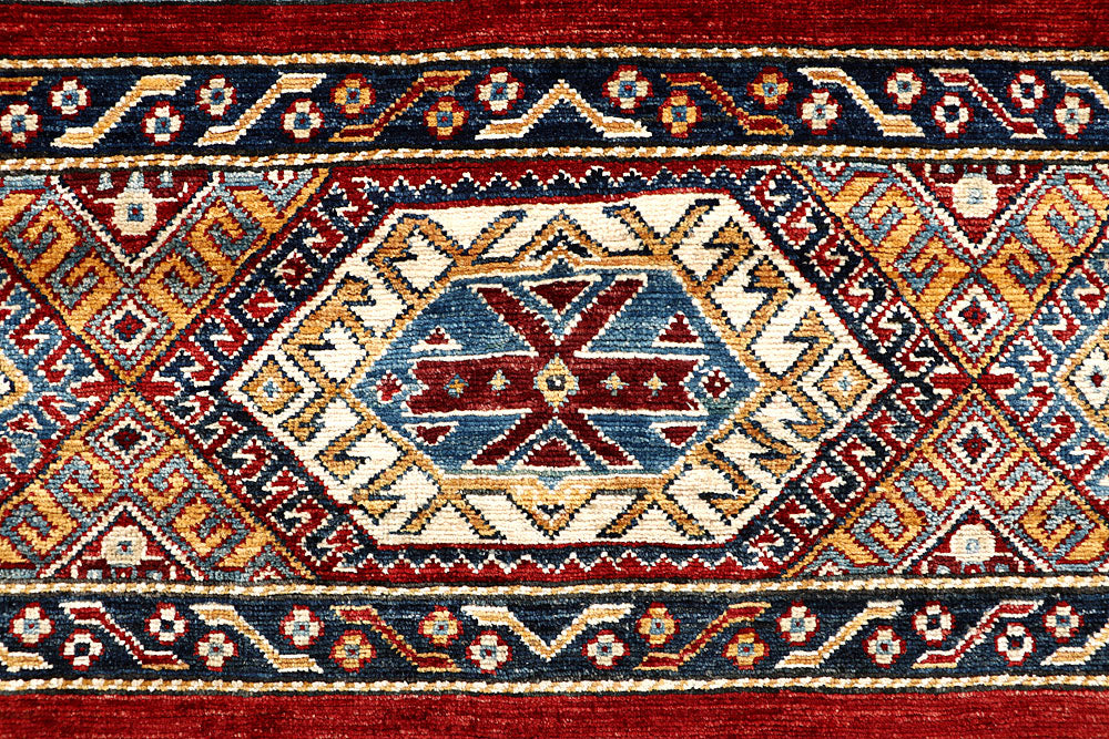 Multi Colored Kazak 5' 7 x 7' 9 - No. 67332 - ALRUG Rug Store