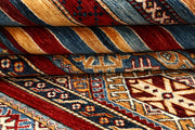 Multi Colored Kazak 5' 7 x 7' 9 - No. 67332 - ALRUG Rug Store