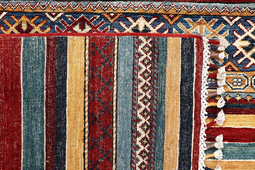 Multi Colored Kazak 5' 7 x 7' 9 - No. 67332 - ALRUG Rug Store