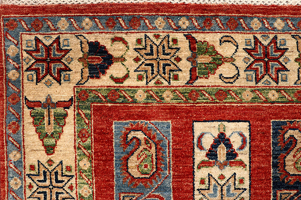 Multi Colored Kazak 5' 5 x 7' 9 - No. 67333 - ALRUG Rug Store