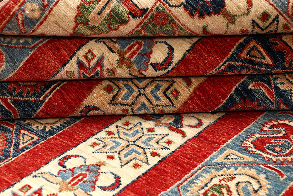 Multi Colored Kazak 5' 5 x 7' 9 - No. 67333 - ALRUG Rug Store