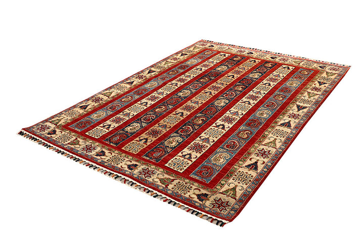 Multi Colored Kazak 5' 5 x 7' 9 - No. 67333 - ALRUG Rug Store