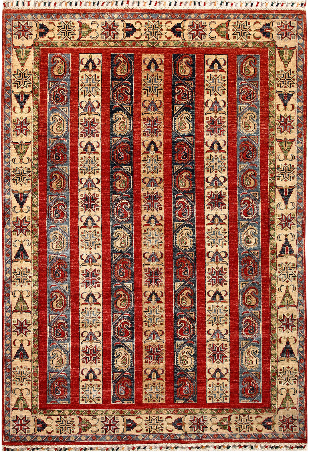 Multi Colored Kazak 5' 5 x 7' 9 - No. 67333 - ALRUG Rug Store