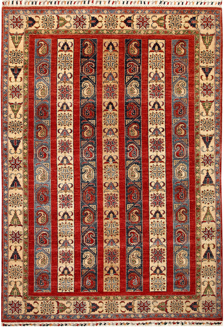Multi Colored Kazak 5' 5 x 7' 9 - No. 67333 - ALRUG Rug Store