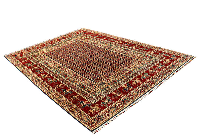 Multi Colored Kazak 6' 8 x 9' 7 - No. 67336 - ALRUG Rug Store