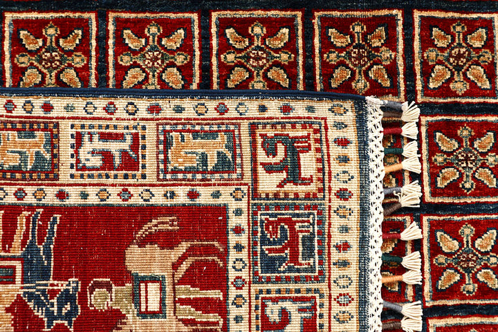 Multi Colored Kazak 6' 8 x 9' 7 - No. 67336 - ALRUG Rug Store