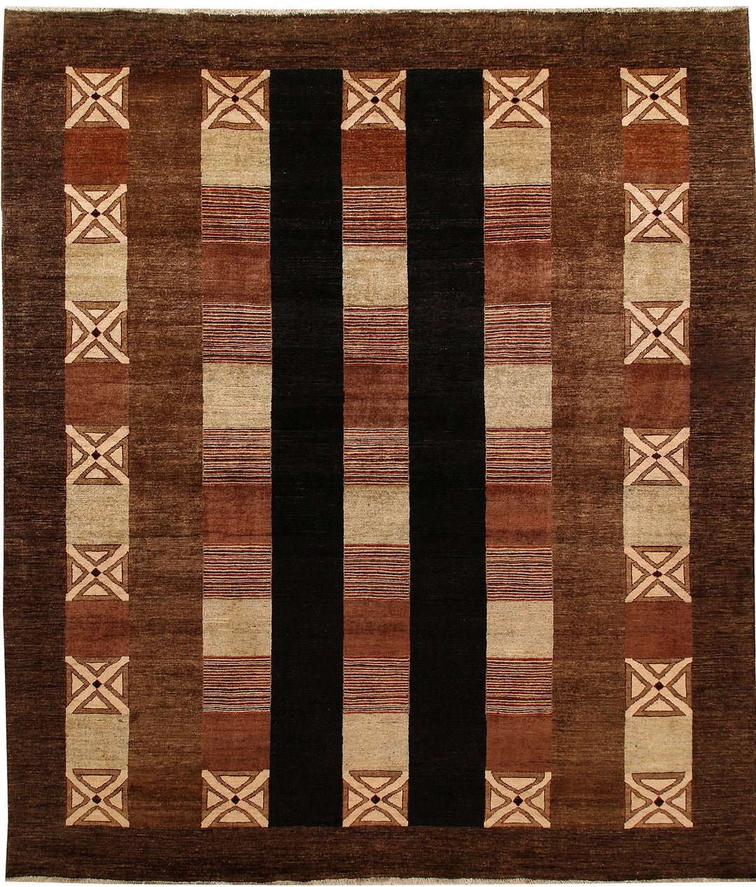 Multi Colored Gabbeh 8' 3 x 9' 6 - No. 67338 - ALRUG Rug Store