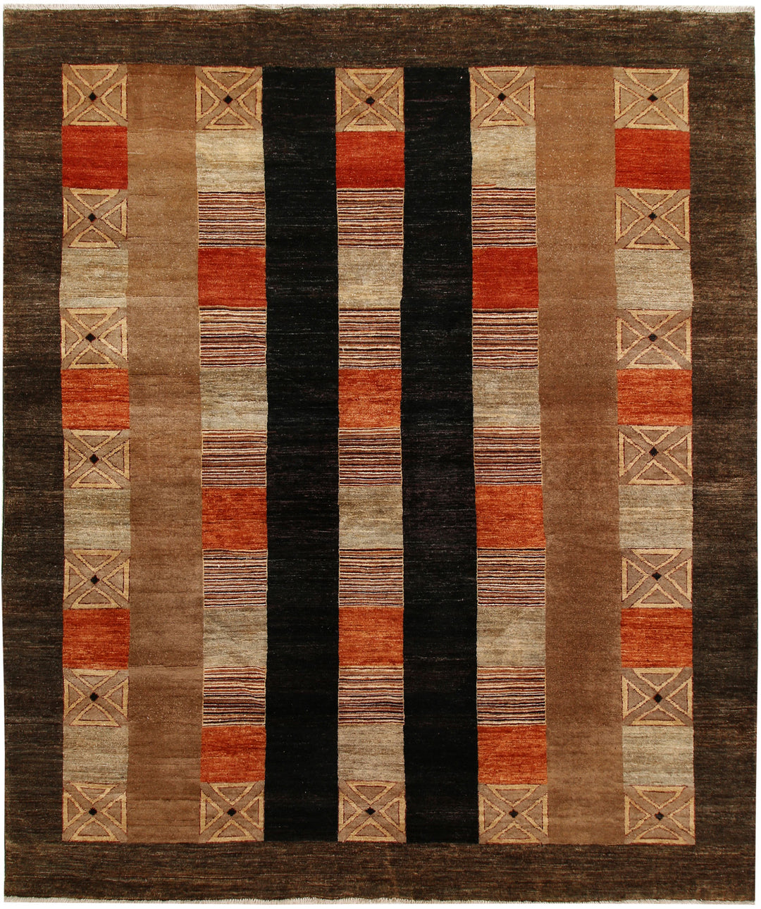 Multi Colored Gabbeh 8' 2 x 9' 6 - No. 67339 - ALRUG Rug Store