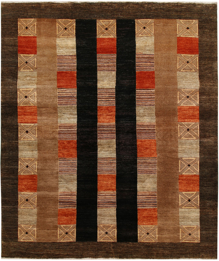 Multi Colored Gabbeh 8' 2 x 9' 6 - No. 67339 - ALRUG Rug Store