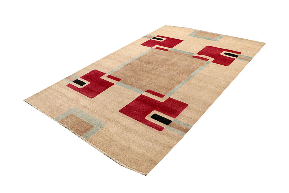 Multi Colored Gabbeh 5' 5 x 8' 4 - No. 67342 - ALRUG Rug Store