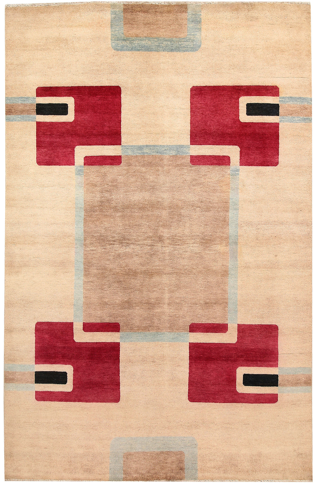 Multi Colored Gabbeh 5' 5 x 8' 4 - No. 67342 - ALRUG Rug Store