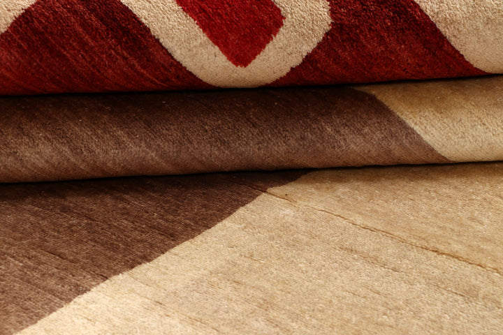 Multi Colored Gabbeh 5' 6 x 8' 4 - No. 67348 - ALRUG Rug Store