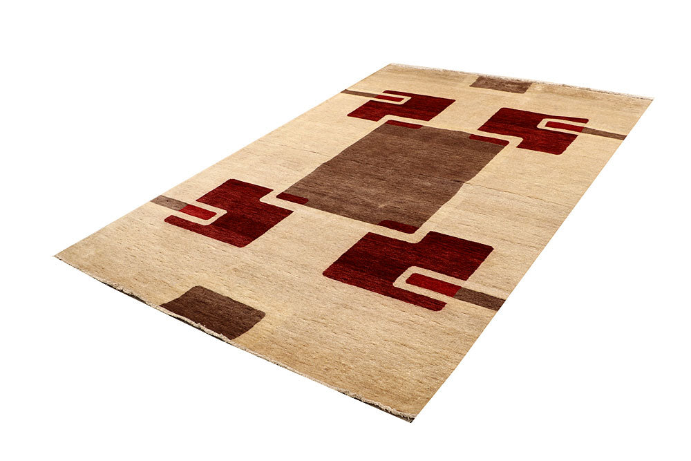 Multi Colored Gabbeh 5' 6 x 8' 4 - No. 67348 - ALRUG Rug Store