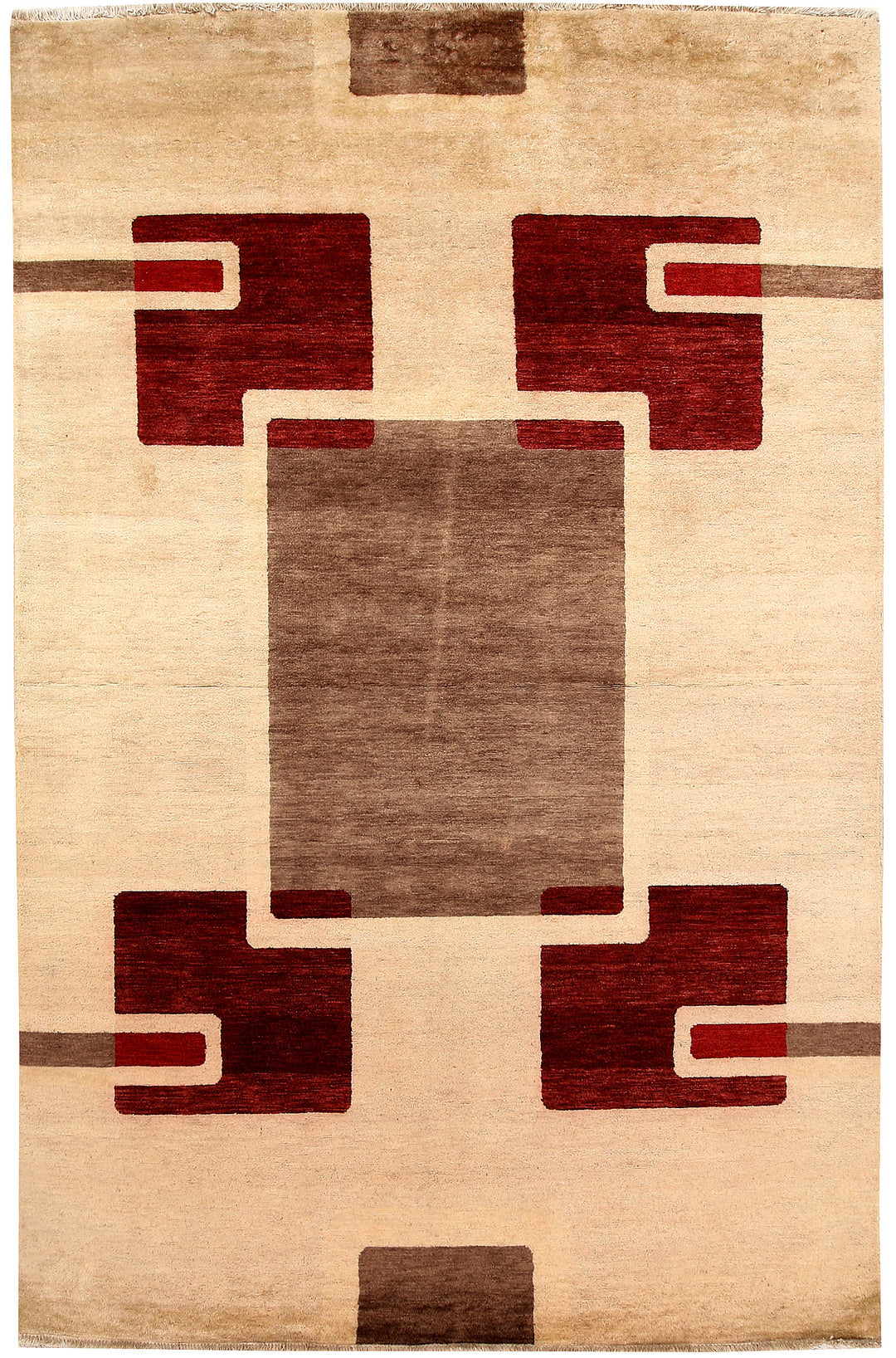 Multi Colored Gabbeh 5' 6 x 8' 4 - No. 67348 - ALRUG Rug Store