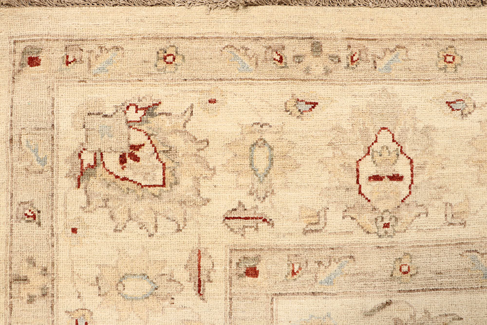 Antique White Oushak 9' x 11' 8 - No. 67350 - ALRUG Rug Store