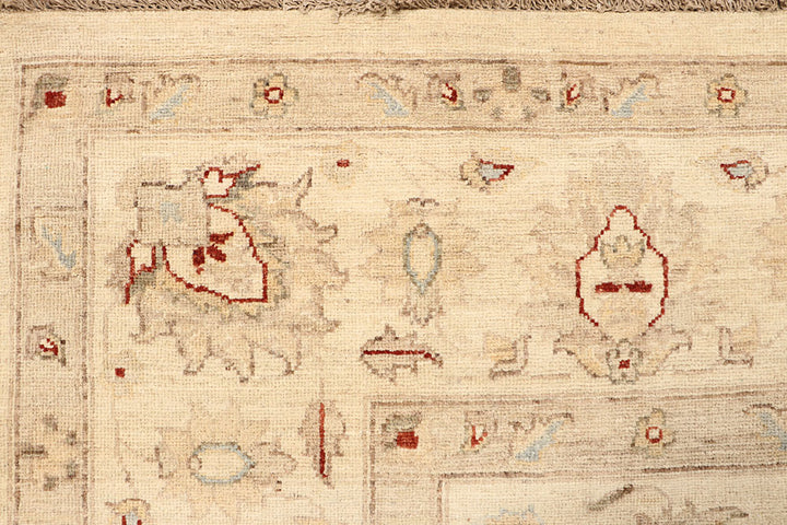 Antique White Oushak 9' x 11' 8 - No. 67350 - ALRUG Rug Store