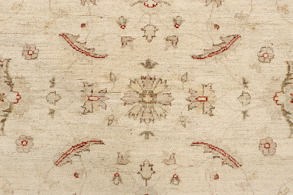 Antique White Oushak 9' x 11' 8 - No. 67350 - ALRUG Rug Store