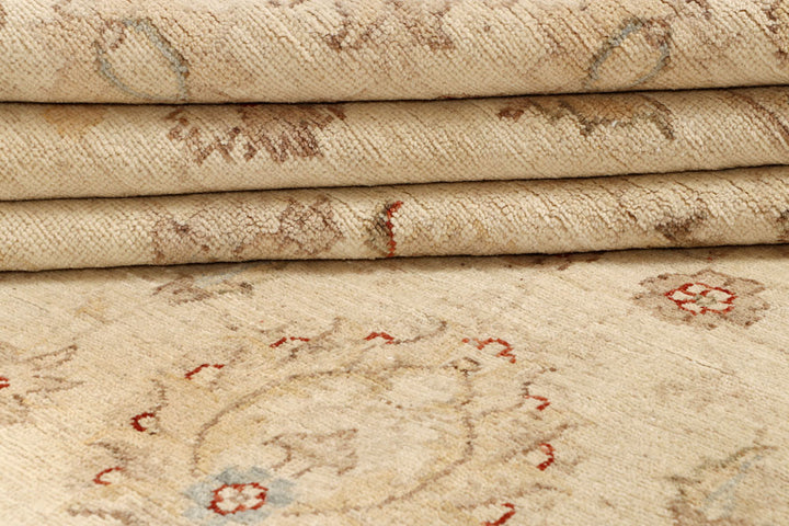 Antique White Oushak 9' x 11' 8 - No. 67350 - ALRUG Rug Store