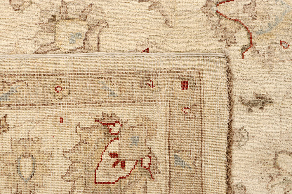 Antique White Oushak 9' x 11' 8 - No. 67350 - ALRUG Rug Store