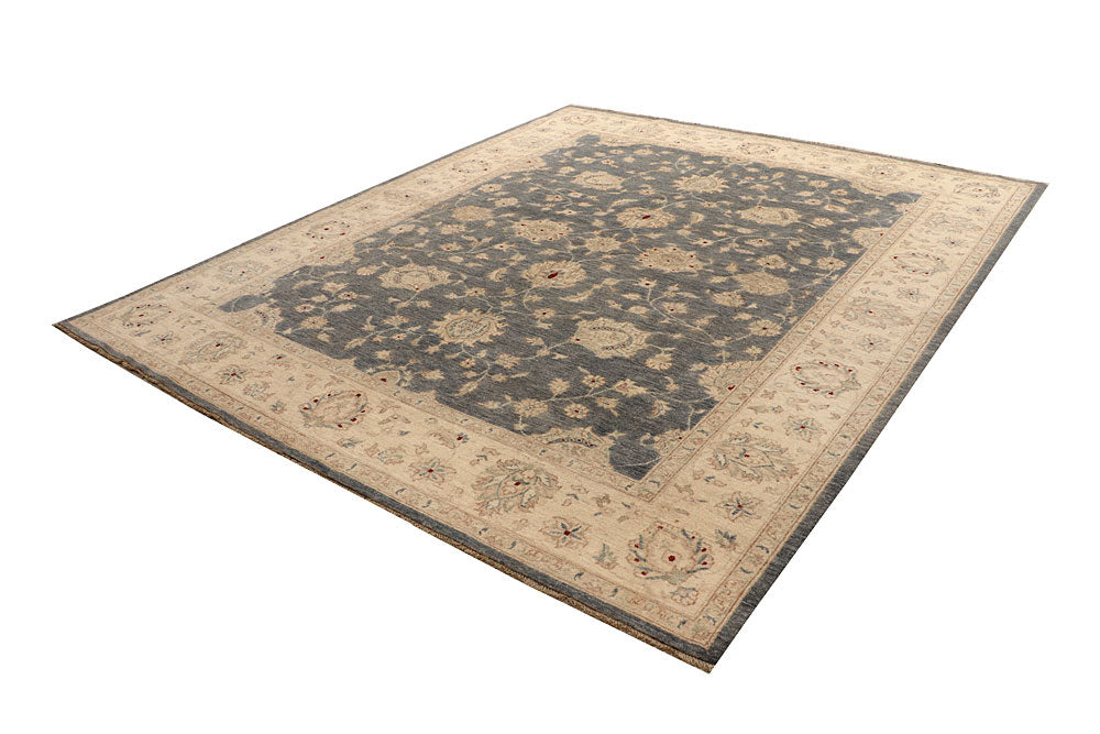 Dark Grey Oushak 8' 2 x 9' 10 - No. 67351 - ALRUG Rug Store