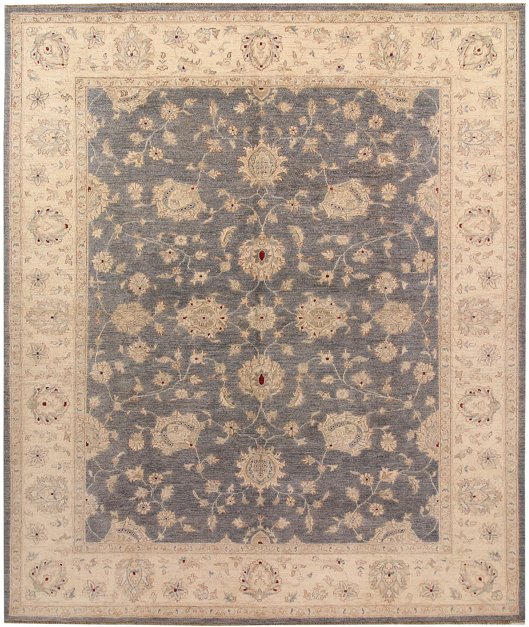 Dark Grey Oushak 8' 2 x 9' 10 - No. 67351 - ALRUG Rug Store