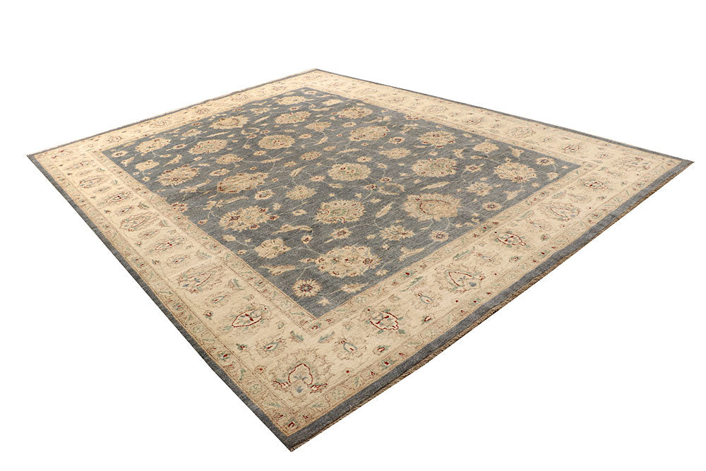 Dark Grey Oushak 9' 1 x 11' 7 - No. 67353 - ALRUG Rug Store
