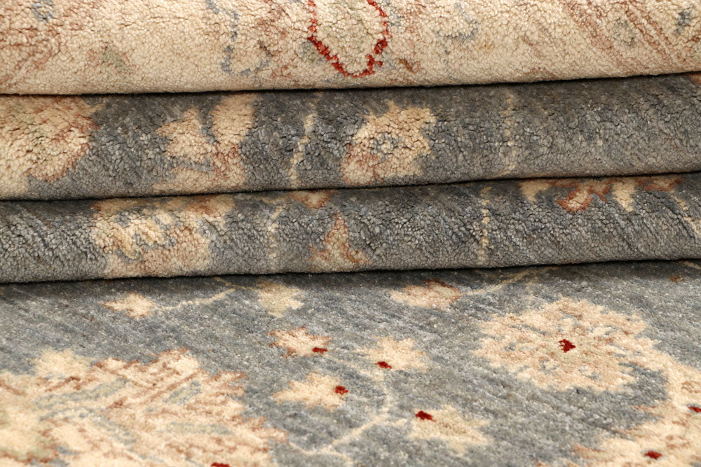 Dark Grey Oushak 6' 7 x 9' 9 - No. 67354 - ALRUG Rug Store