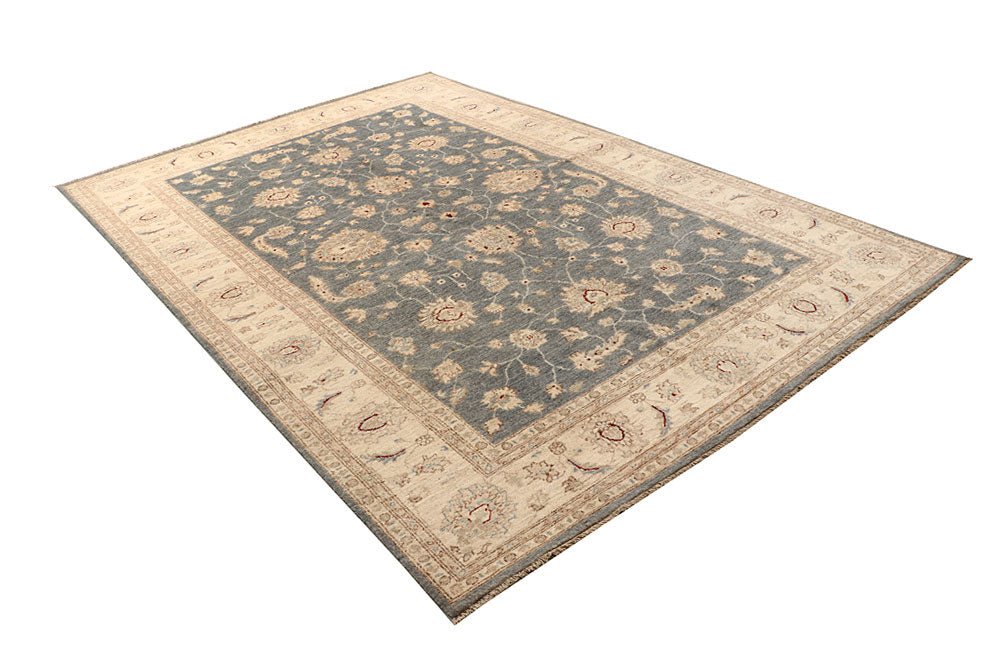 Dark Grey Oushak 6' 7 x 9' 9 - No. 67354 - ALRUG Rug Store