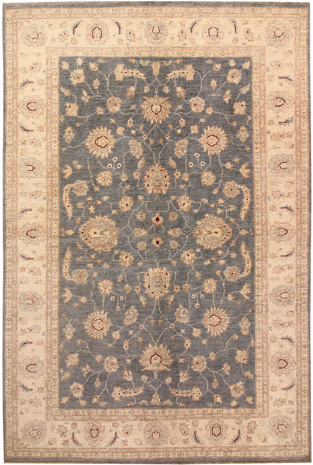 Dark Grey Oushak 6' 7 x 9' 9 - No. 67354 - ALRUG Rug Store