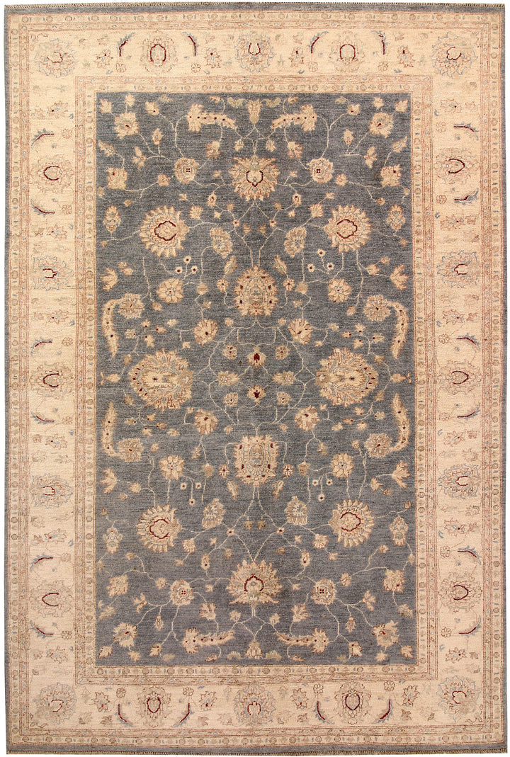 Dark Grey Oushak 6' 7 x 9' 9 - No. 67354 - ALRUG Rug Store