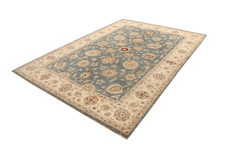 Light Slate Grey Oushak 6' 8 x 9' 7 - No. 67355 - ALRUG Rug Store