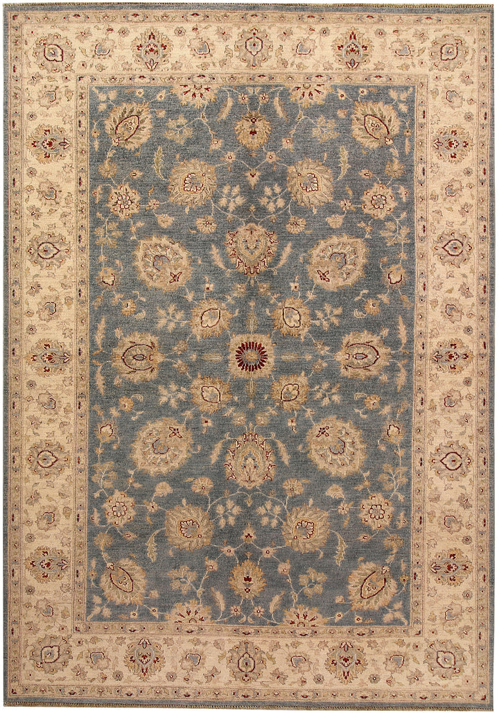 Light Slate Grey Oushak 6' 8 x 9' 7 - No. 67355 - ALRUG Rug Store
