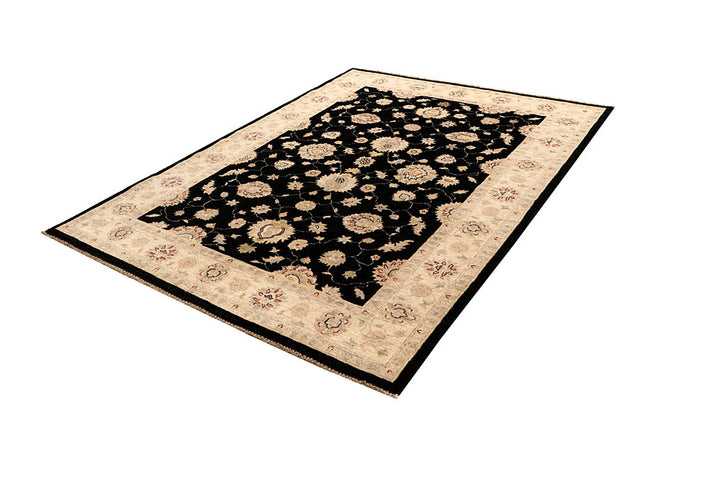 Black Oushak 5' 9 x 7' 10 - No. 67356 - ALRUG Rug Store