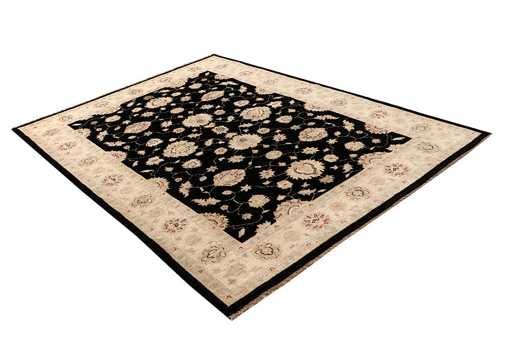 Black Oushak 5' 9 x 7' 10 - No. 67356 - ALRUG Rug Store