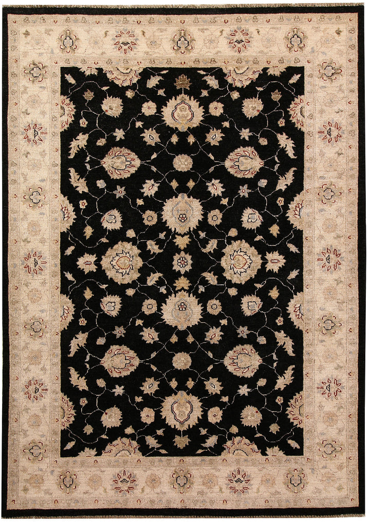 Black Oushak 5' 9 x 7' 10 - No. 67356 - ALRUG Rug Store