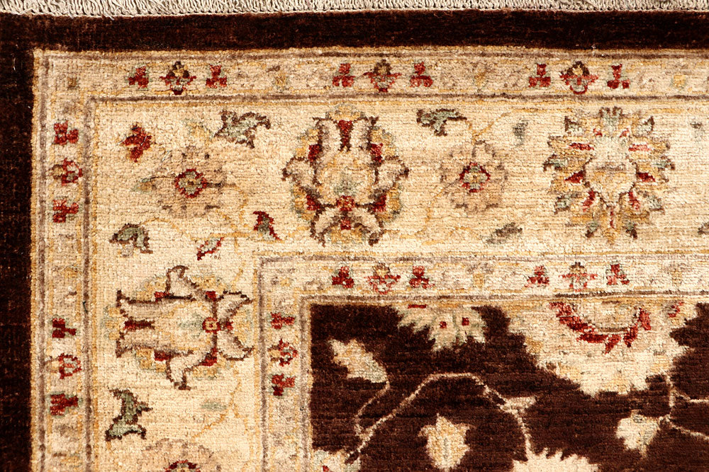 Saddle Brown Oushak 5' 7 x 8' - No. 67357 - ALRUG Rug Store