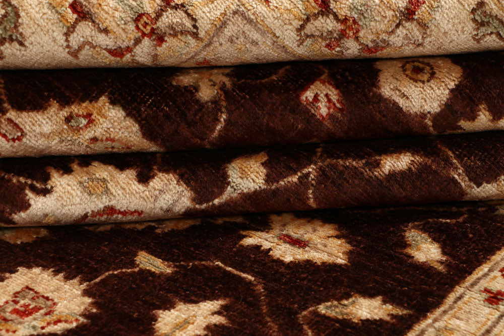 Saddle Brown Oushak 5' 7 x 8' - No. 67357 - ALRUG Rug Store