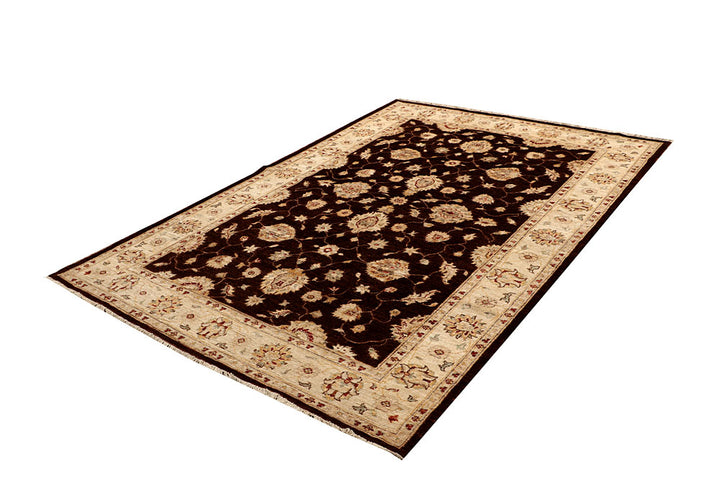Saddle Brown Oushak 5' 7 x 8' - No. 67357 - ALRUG Rug Store