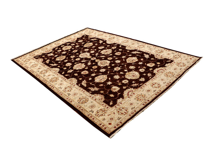 Saddle Brown Oushak 5' 7 x 8' - No. 67357 - ALRUG Rug Store